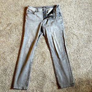 Express Jeans - 30x30 Slim - heather grey - light wash - like new quality